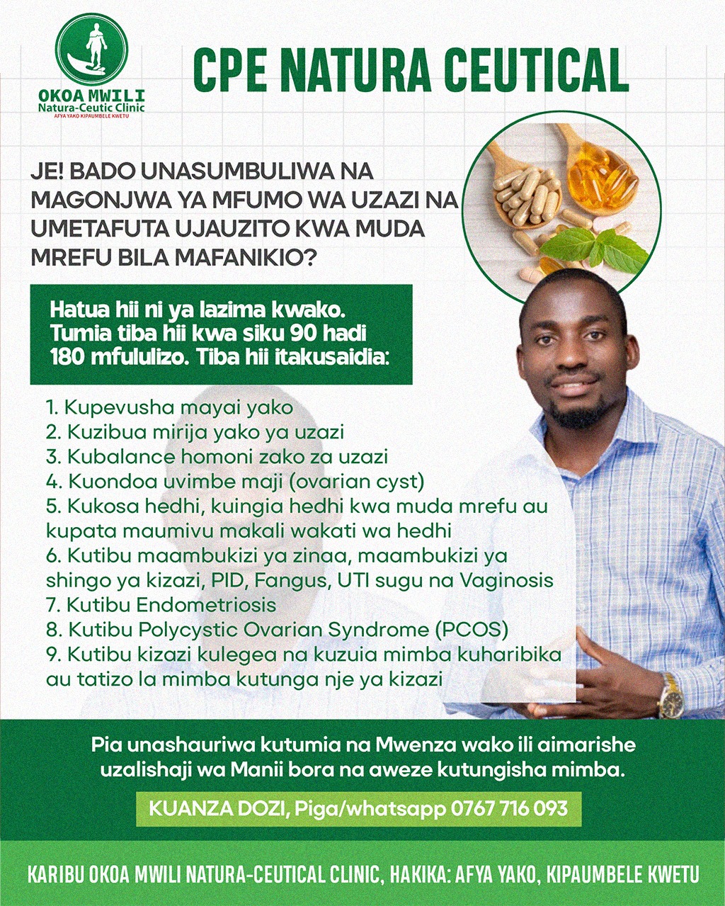 CPE Natural Ceutical MIX; Dozi ya Mwezi 1