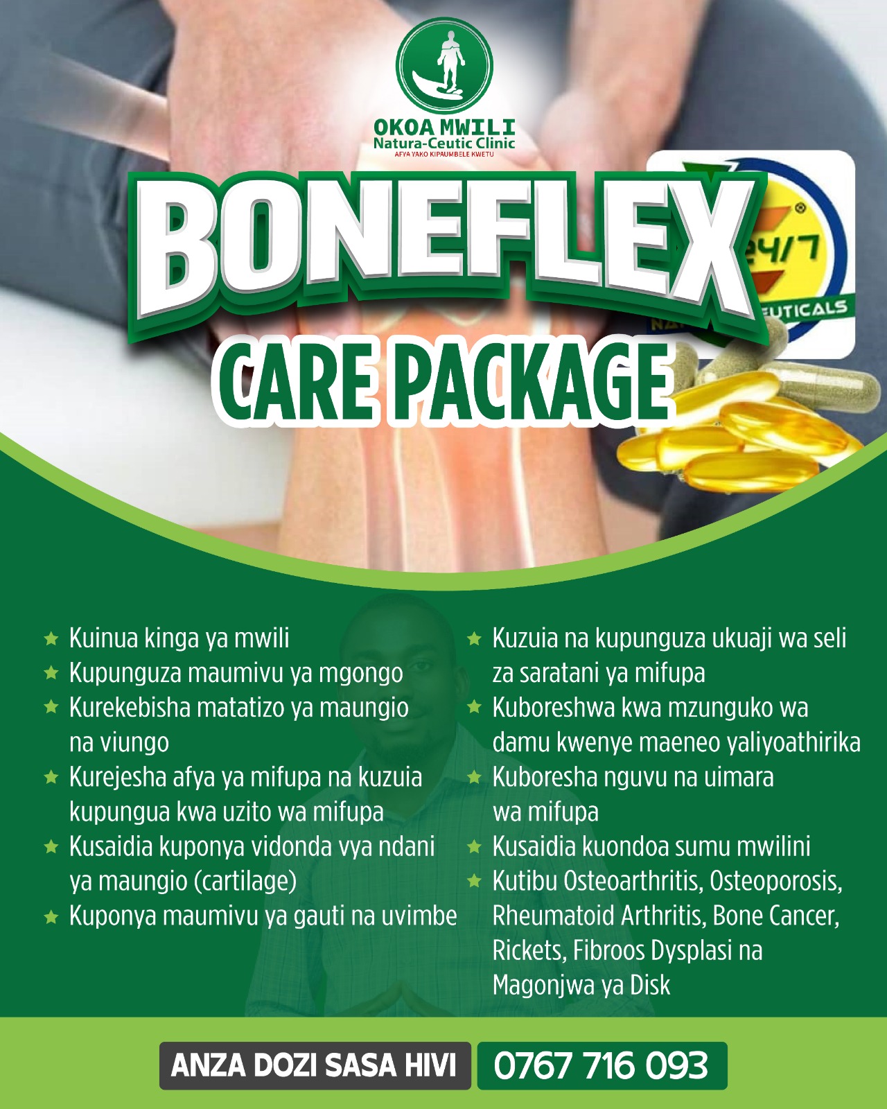 BoneFlex Package; Dozi ya Mwezi 1