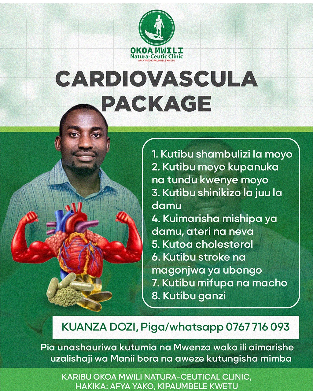 Cardiovascular Package; Dozi ya Siku 15 (Full Dose Miezi 3)